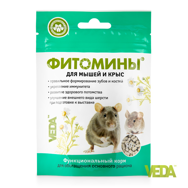 фитомины для крыс и мышей "veda" (веда)