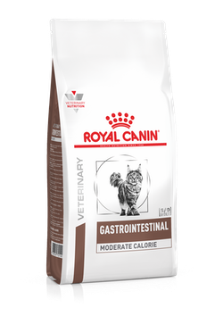 сухой корм для кошек "royal canin gastrointestinal moderate calorie gim35" (роял канин) при панкреатите и острых расстройствах пищеварения