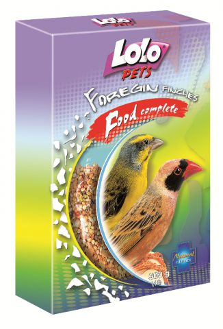 корм для экзотических птиц "lolo pets" (лоло петс) полнорационный