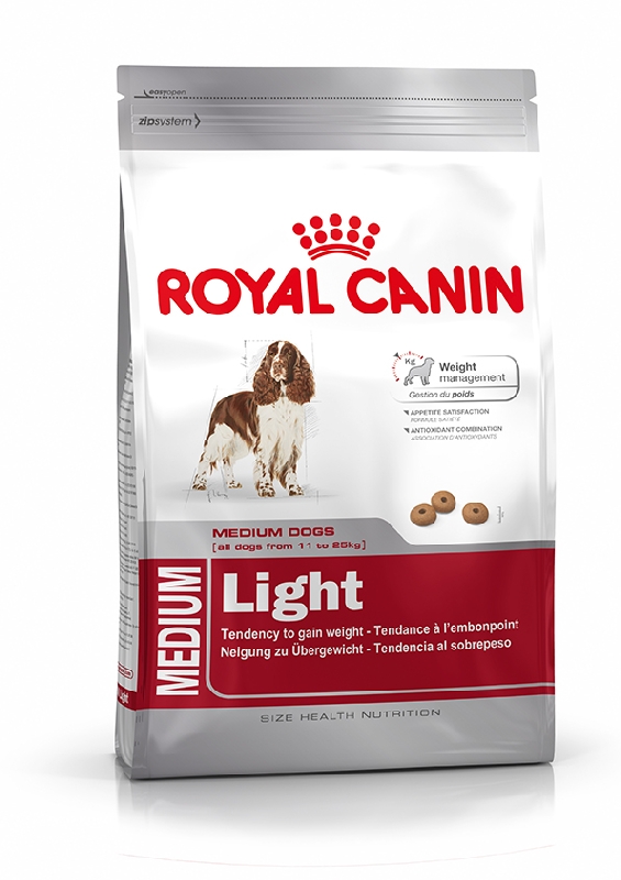 сухой корм royal canin medium light для взрослых собак средних пород