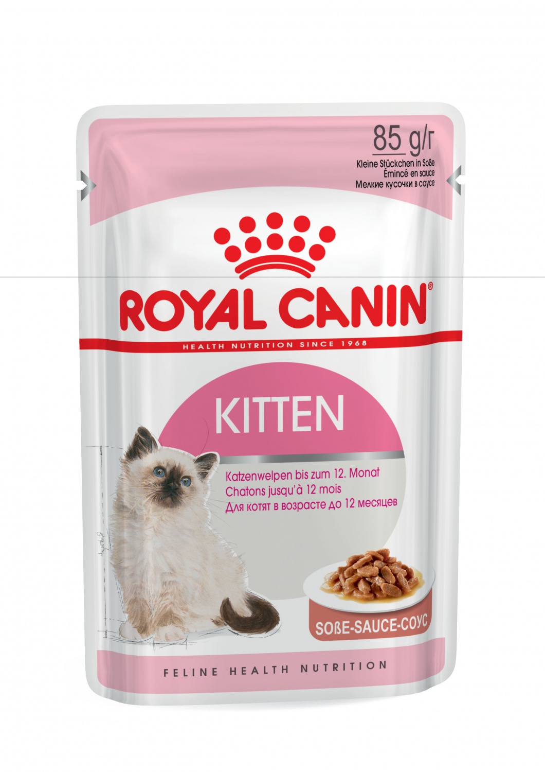 паучи для котят "royal canin kitten instinctive" (роял канин) в соусе