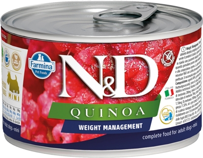 фармина n&d quinoa кон.д/собак мелких пород контроль веса