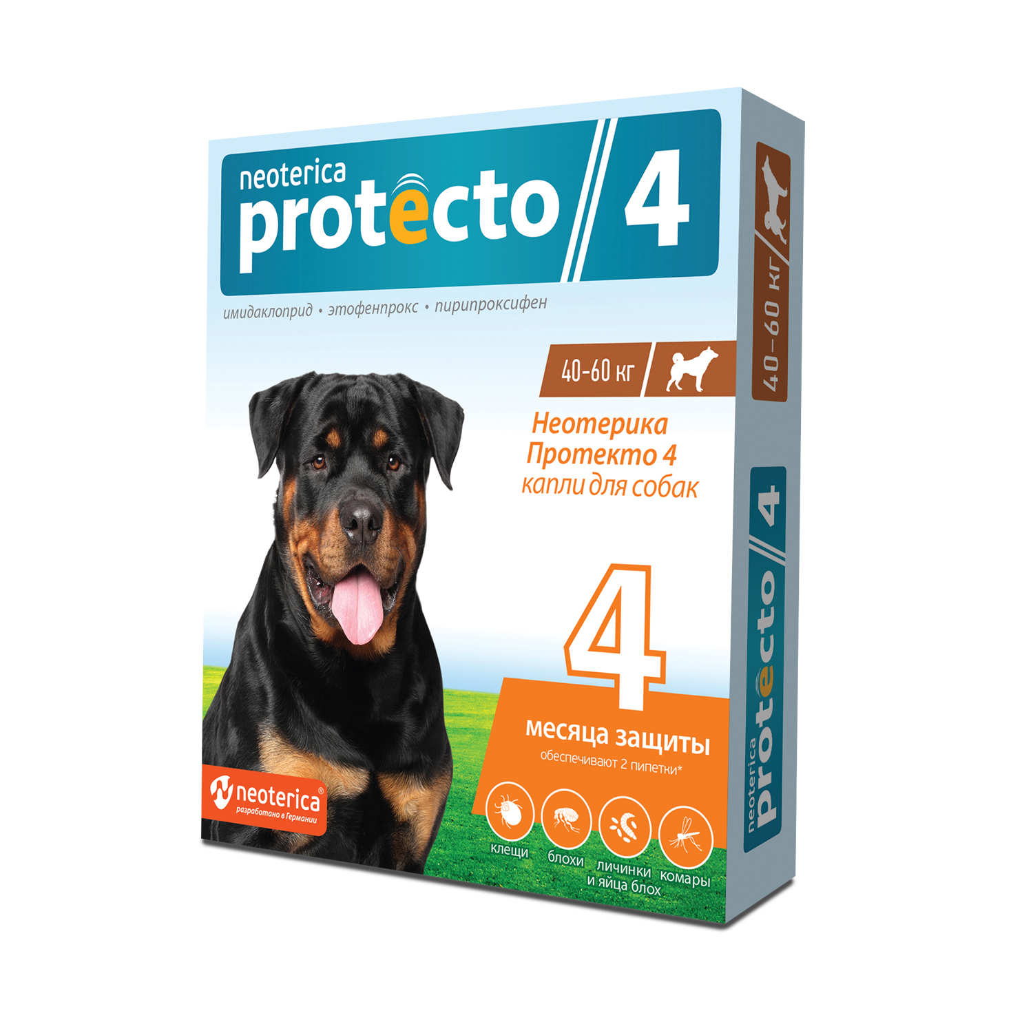neoterica protecto капли для собак 40-60 кг (1 шт)