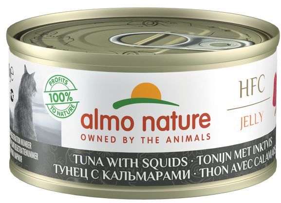консервы almo nature legend для кошек тунец/кальмар