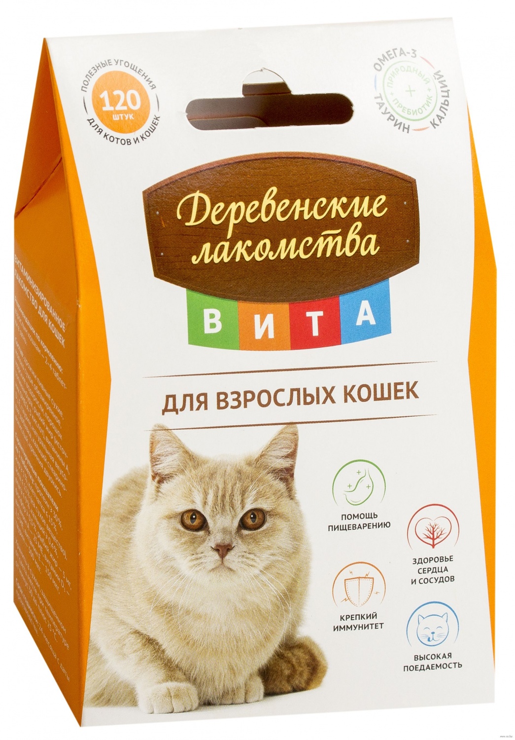 витамины для кошек "деревенские лакомства вита"