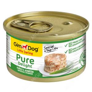 gimdog pure delight консервы для собак из цыпленка с ягненком 85 г