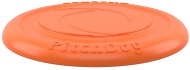 летающая тарелка для собак "pitchdog" оранжевая (24 см)