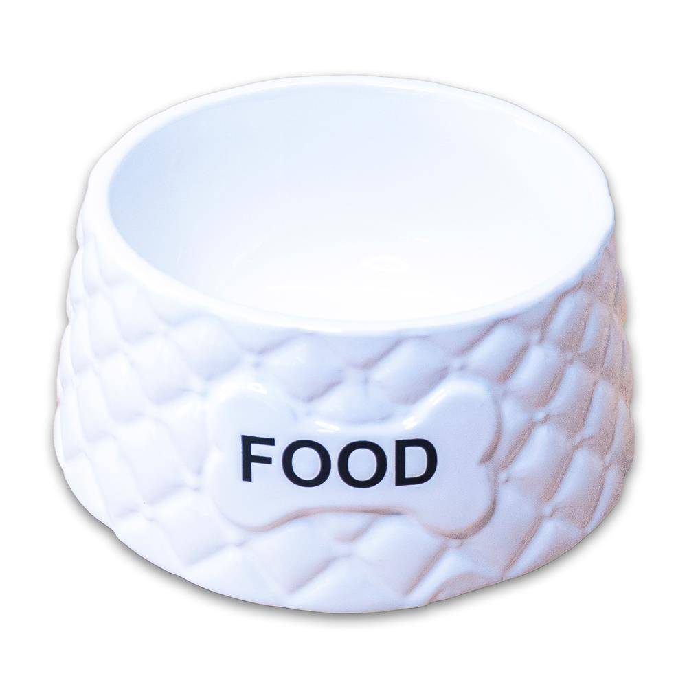 миска керамическая "керамикарт" food, 680мл (белая)