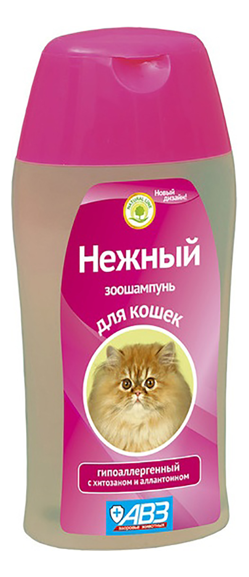 шампунь "нежный" для кошек гипоаллергенный
