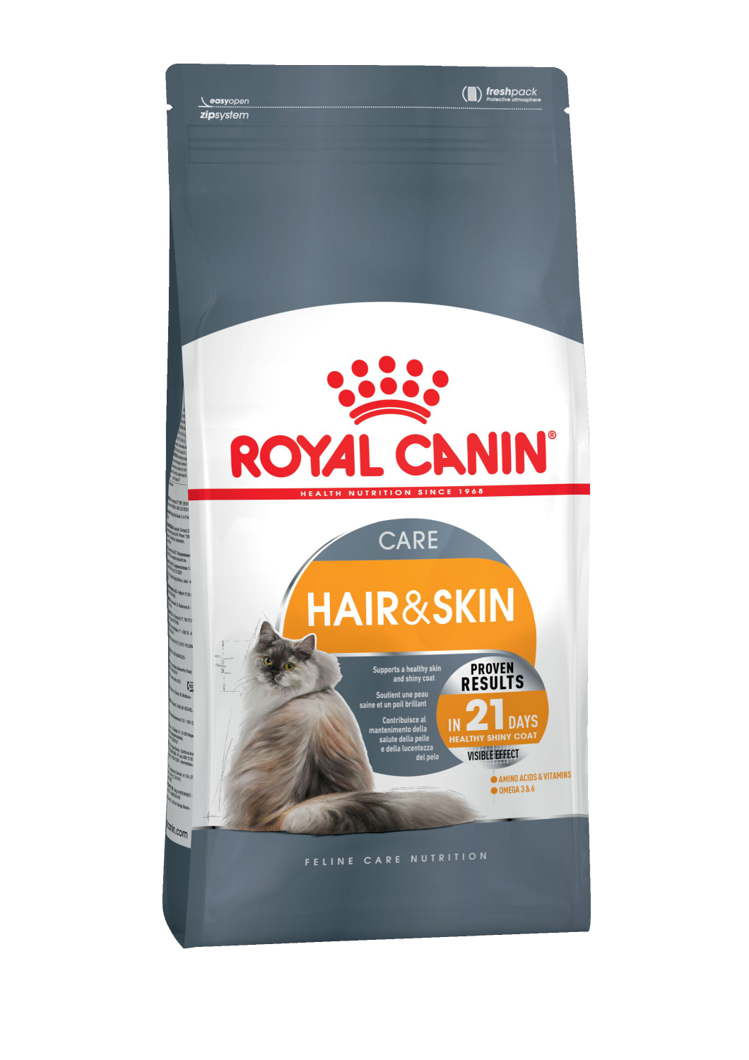 сухой корм для кошек "royal canin hair & skin care" (роял канин) чувствительная кожа