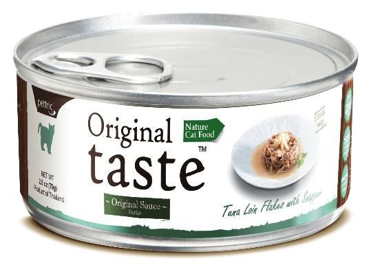 влажный корм для кошек "pettric original taste" (петтрик) тунцом и люцианом в соусе, 70 г