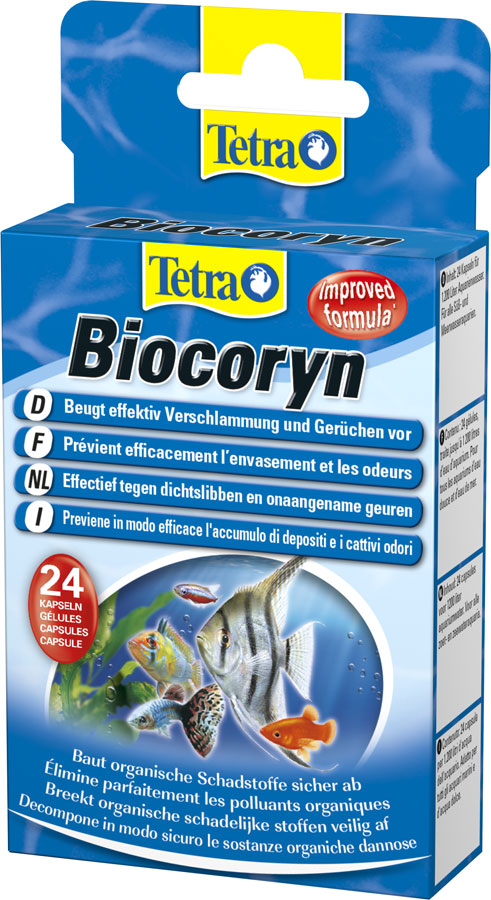 tetra biocoryn кондиционер для разложения органики 24 капсулы