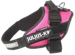 julius-k9 шлейка для собак idc®-powerharness 2 (71-96см/ 28-40кг), темно-розовый
