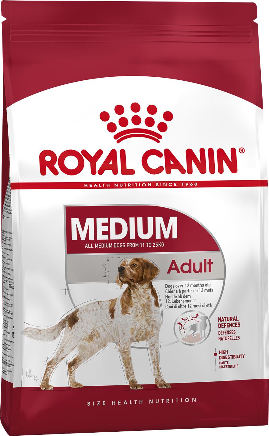 сухой корм royal canin medium adult для взрослых собак средних пород
