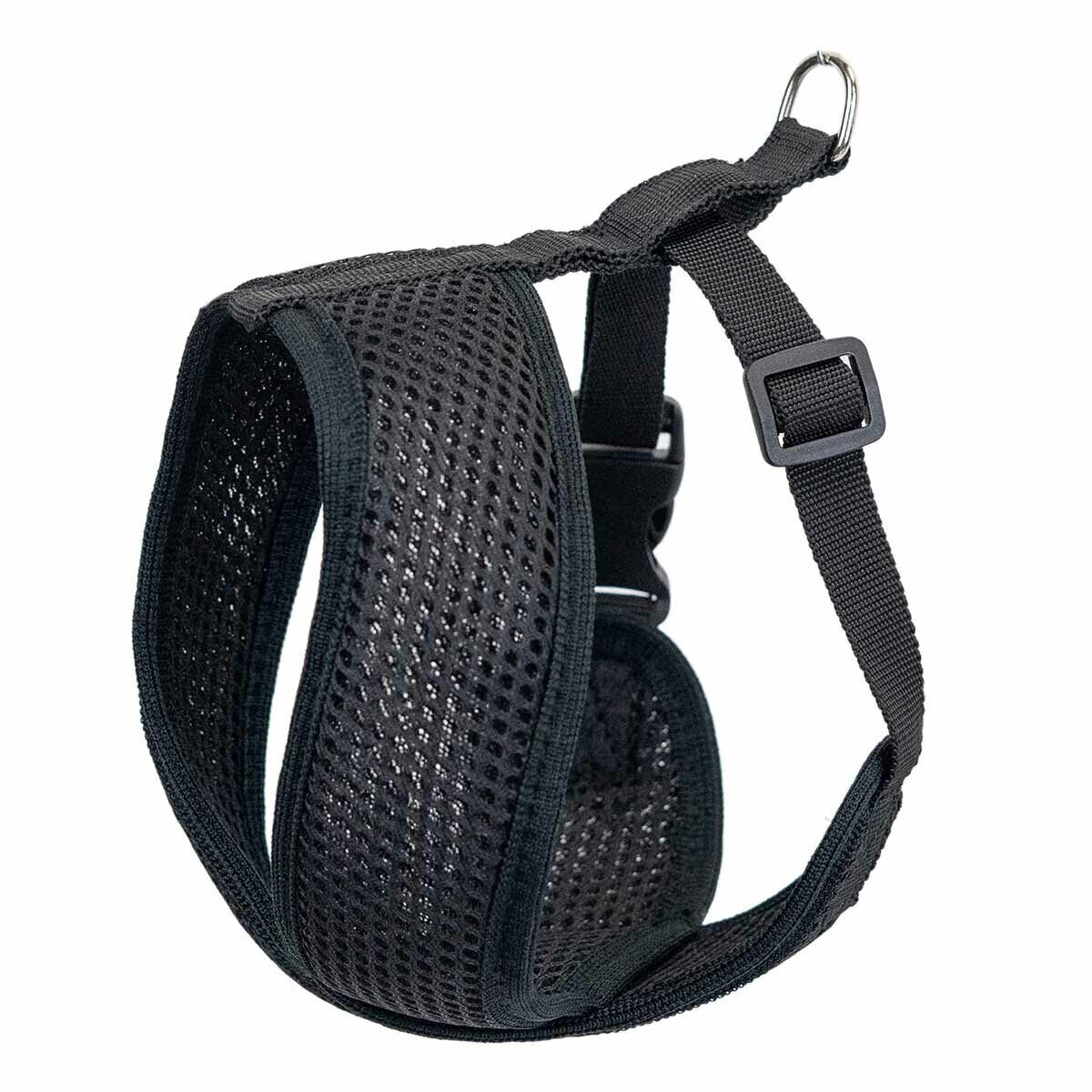 zoom шлейка текстильная 3-х слойная infinity, размер xs, (3d сетка), черная