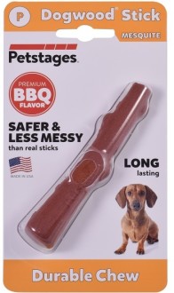 petstages игрушка для собак mesquite dogwood с ароматом барбекю 10 см очень маленькая