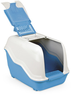 mps био-туалет netta 54х39х40h см с совком голубой
