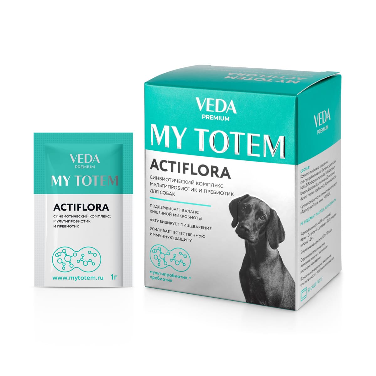 синбиотический комплекс "my totem actiflora"(актифлора) для собак