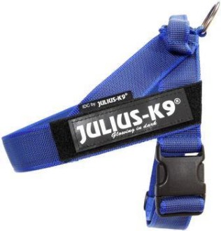 julius-k9 шлейка для собак ремни color & gray idc® 3 (84-113см / 40-70кг), синий