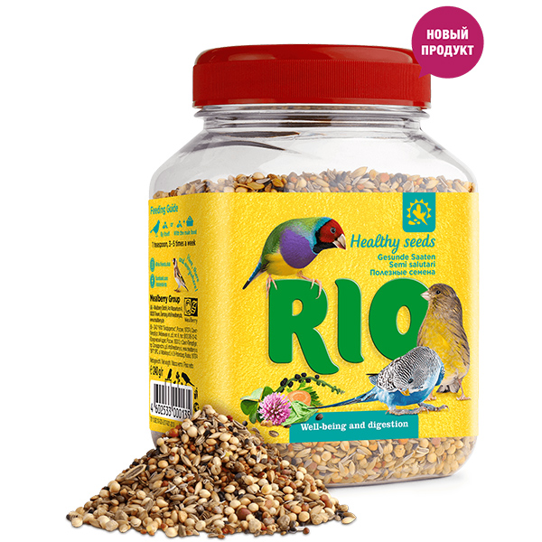 лакомство для птиц "rio" (рио) полезные семена