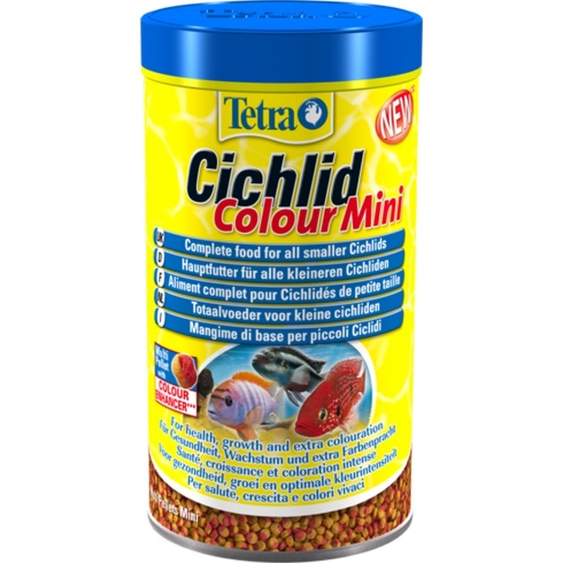 tetracichlid colour mini корм для всех видов цихлид для улучшения окраса
