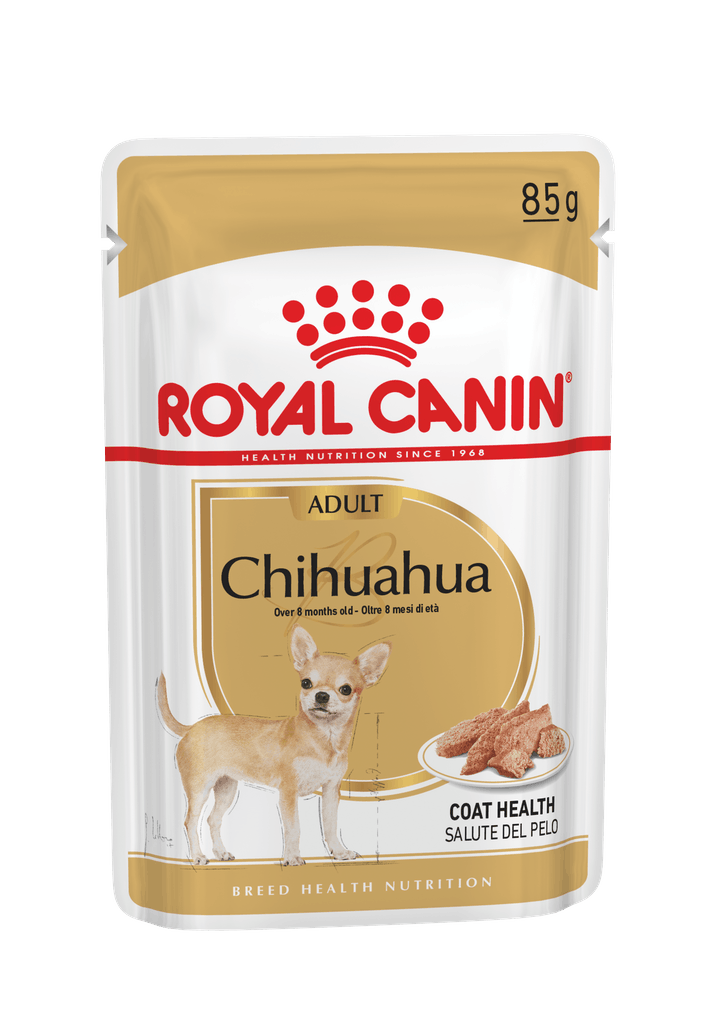 паучи для собак породы чихуахуа "royal canin chihuahua adult" паштет