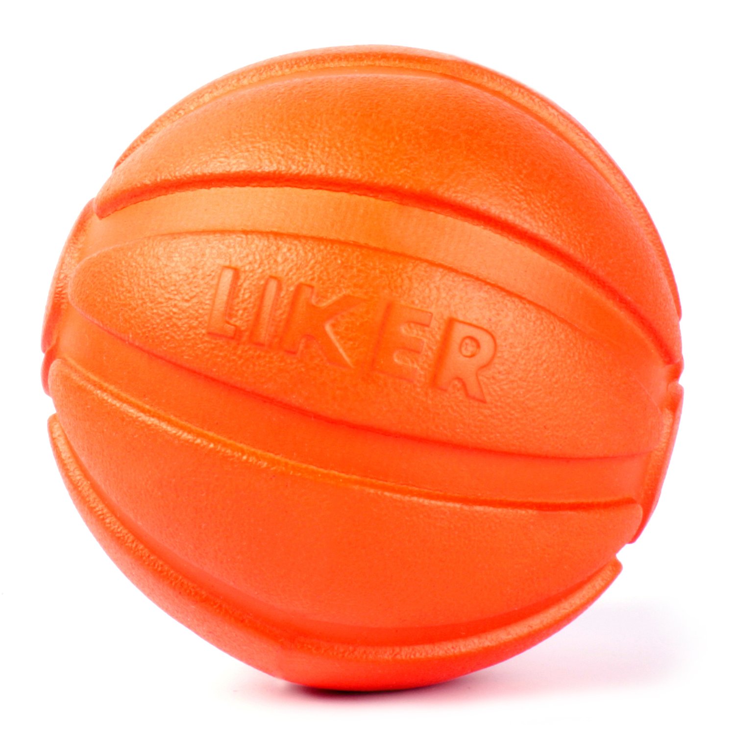 игрушка мячик лайкер (liker) для собак, d 5 см, оранжевый