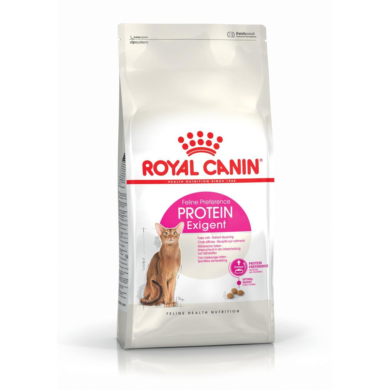 сухой корм для взрослых кошек "royal canin exigent 42 protein preference" (роял канин) привередливые в питании (к составу)