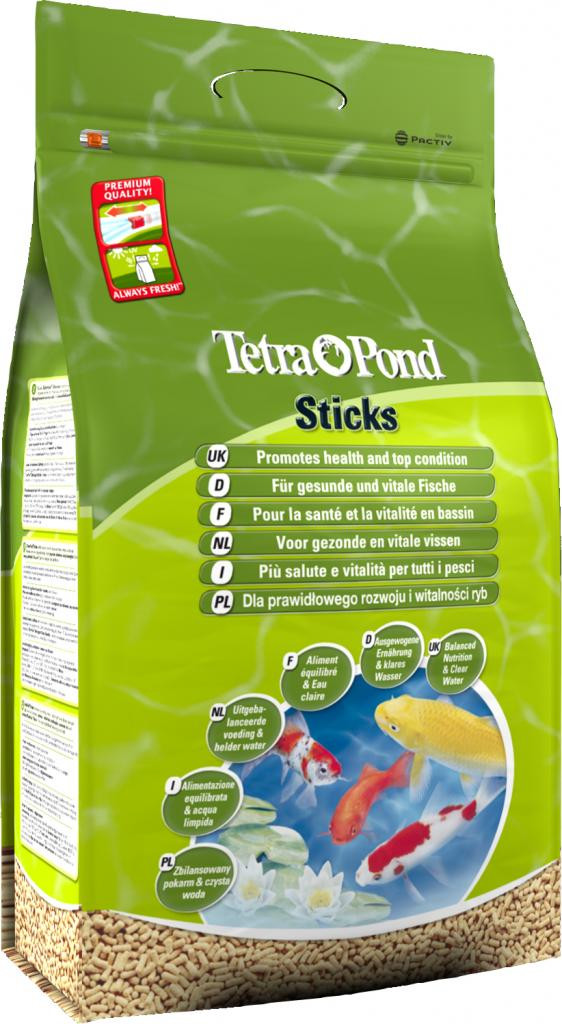 tetra pond sticks корм для прудовых рыб в палочках 50 л