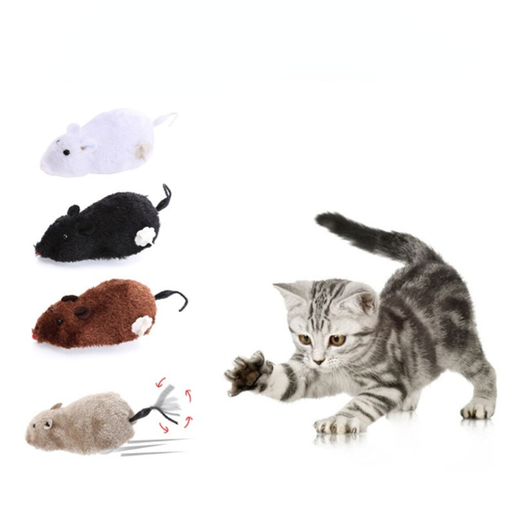 игрушка для кошек "мышь заводная"