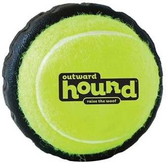petstages игрушка для собак теннисный мячик с шиной