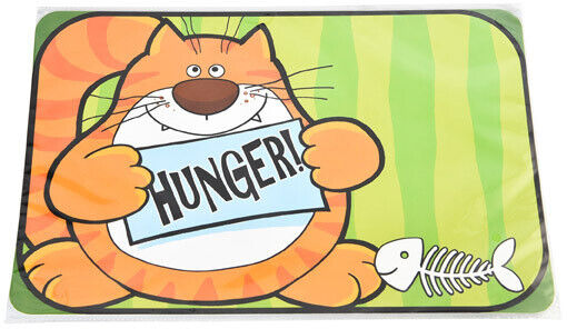 коврик под миску "homepet most hungry cat" 28*43 см