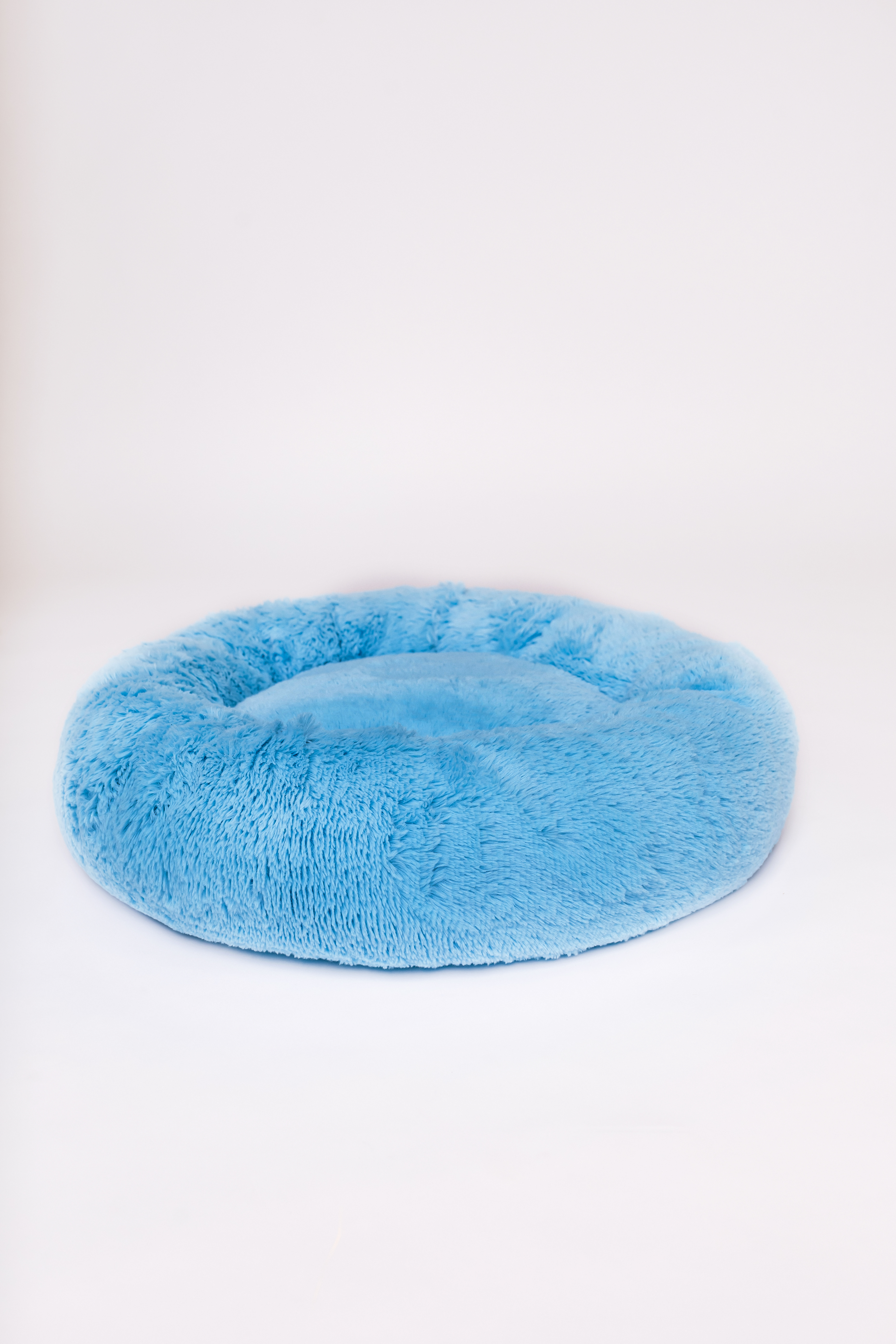 лежак для животных gauff "пончик" синий,  размер м