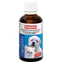 beaphar лосьон sensitiv для удаления слезных пятен у кошек и собак, 50 мл