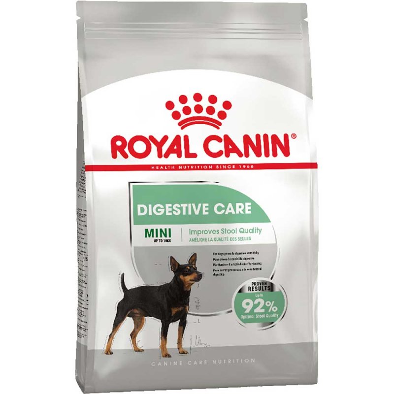 сухой корм royal canin mini digestive care для взрослых собак малых пород, нарушение пищеварения