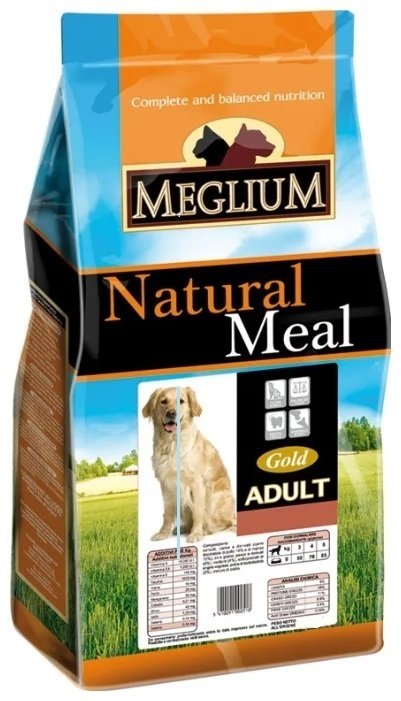 сухой корм для взрослых собак "meglium adult gold" курица