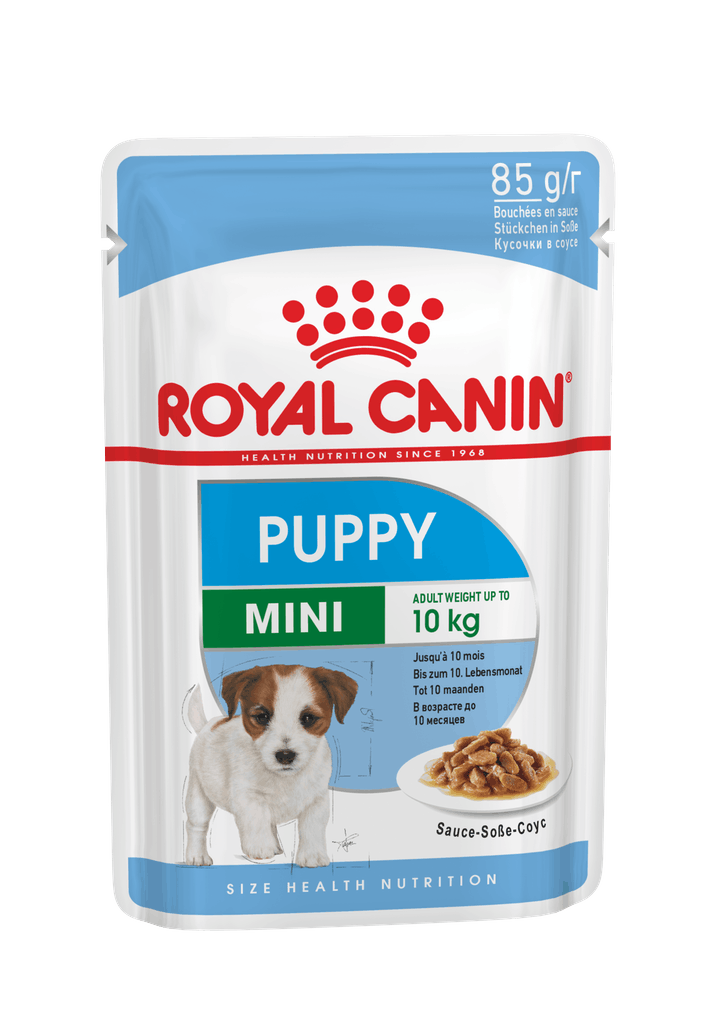 паучи royal canin mini puppy для щенков малых пород