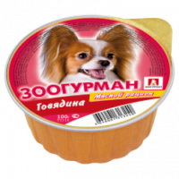 консервы для собак "зоогурман" мясной рацион с говядиной