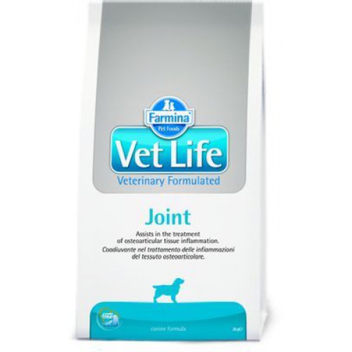 сухой диетический корм для собак при заболеваниях опорно-двигательного аппарата "farmina vet life joint" (фармина джоинт) с курицей
