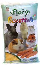 бисквиты для грызунов "fiory biscottelli" (фиори) с морковью, 35 г
