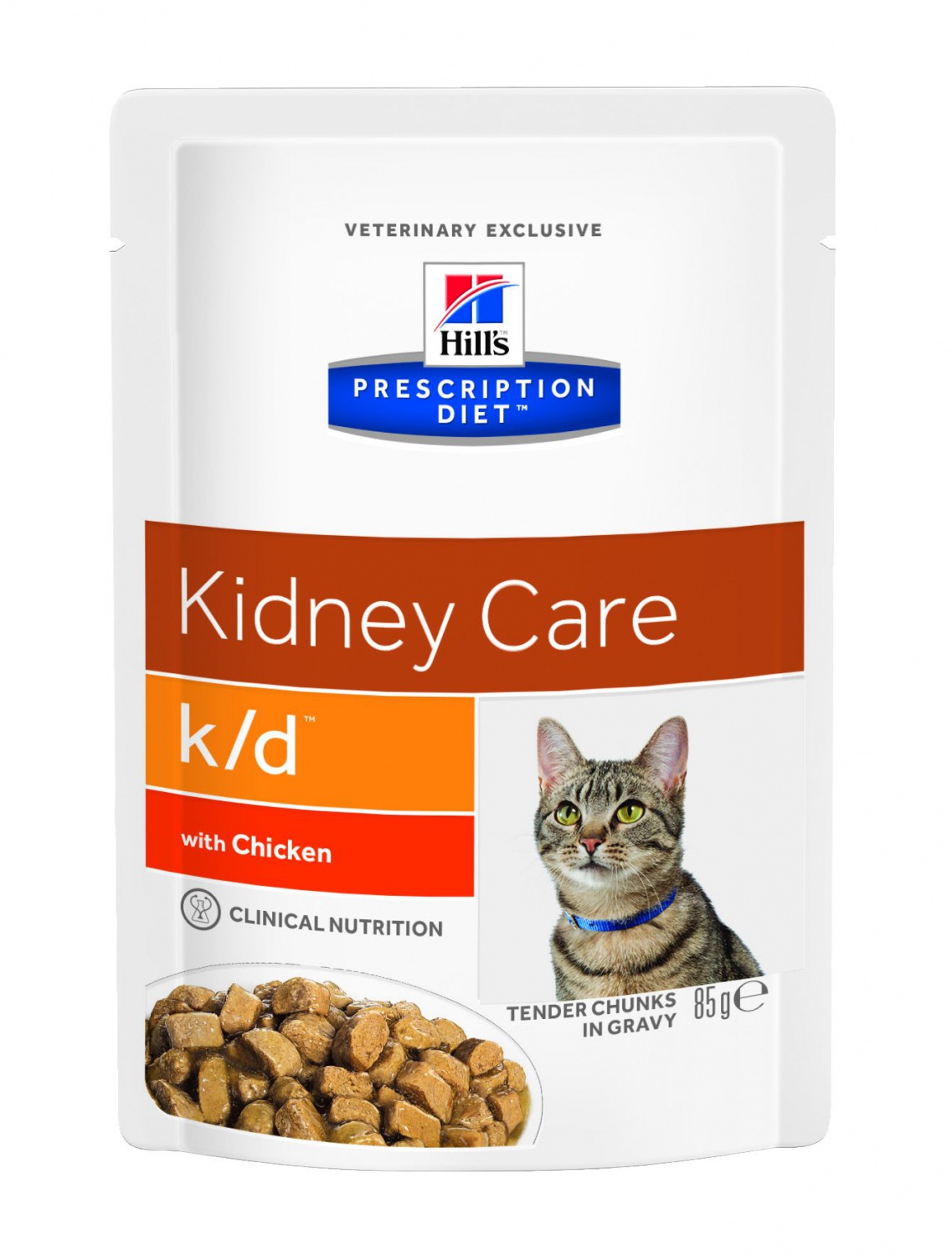 паучи для кошек "hill's prescription diet feline k/d renal health" (хиллс ренал к/д) с курицей