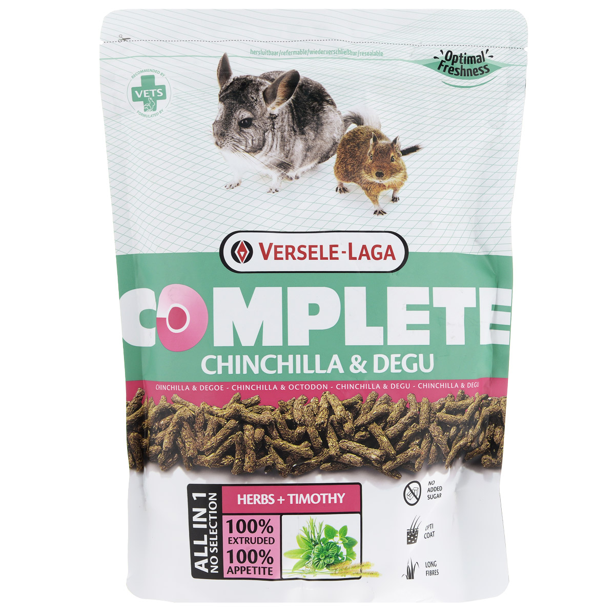корм для шиншилл  "versele-laga complete chinchila&degu"
