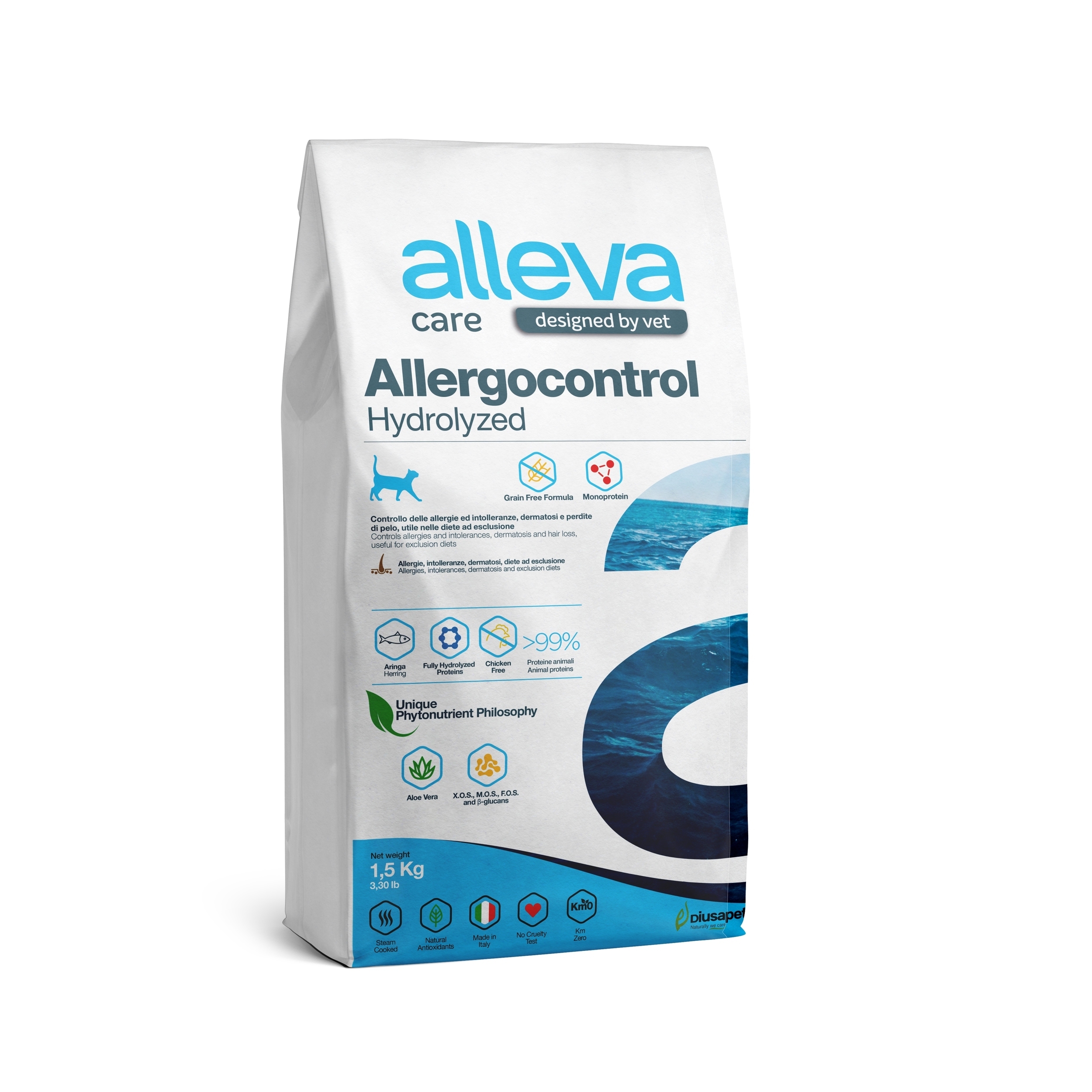 корм для кошек "alleva care allergocontrol" (аллева кэр аллергоконтрол) для снижения пищевой непереносимости