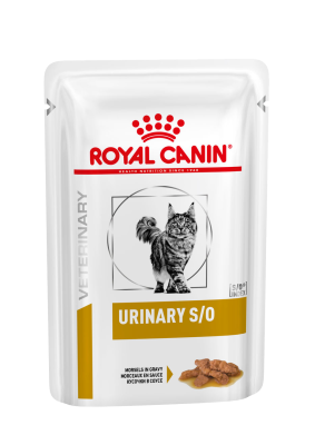 паучи для лечения мкб у кошек "royal canin urinary s/o" в соусе