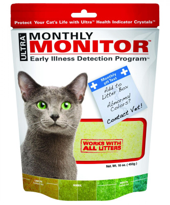наполнитель для кошачьего туалета "neon litter monthly monitor" индикатор ph мочи