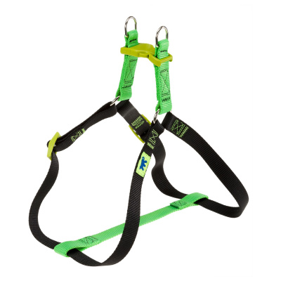 ферпласт 75558903 шлейка д/собак нейлоновая easy colours p extra small зеленая