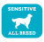 сухой корм для собак всех пород с чувствительным пищеварением "brit premium dog sensitive" с ягнёнком и индейкой