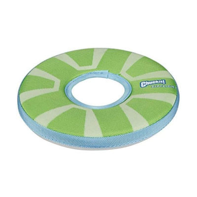 игрушка для собак chuckit! zipflight max glow "диск для фрисби светящийся" (s)