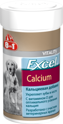 витамины для собак "8in1 excel calcium" (470 таблеток)
