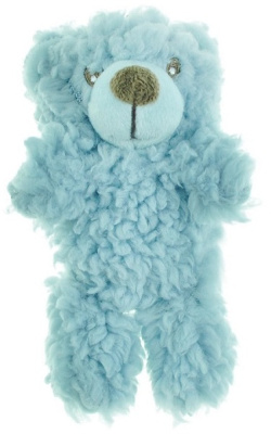игрушка для собак "aromadog" мишка 6 см малый голубой